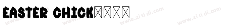 Easter Chick字体转换